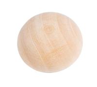 XWTOOL 1 Mezza Sfera in Legno, Perline semicircolari da 25-80 mm for Gioielli Fai da Te, Artigianato e Decorazioni Creative(50MM)