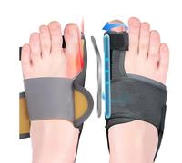 XWUX Alluce Valgo Correttore 1 Paio, Tutore Alluce Valgo con 2 Barre Angolari, Bunion Corrector per Donna e Uomo Proteggi Dita Piedi, per Rilassare e Divaricare le Dita, Sollievo Dal Dolore