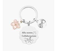 XWXWXW Portachiavi Collega Donne Regalo Colleghi Idee Regalo Uomo Colleghe Amicizia Porta Chiavi Regalo per Colleghi Che Va Via Grazie Pensione Portachiavi Cuore Amicizia Regali per Amica Maestra (2)