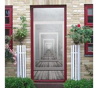 XWYDCF 3D Decalcomanie Adesivi per Porte 90 * 210Cm Spazio d'Arte della Moda Porta Murale PVC 3D Decorazione Parete Soggiorno Camera da Letto Bagno Carta da Parati Autoadesivo