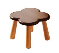 XXAD553TY Sgabello a forma di fiore adatto come poggiapiedi Ufficio(Walnut)