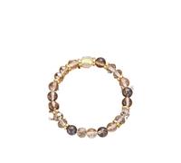 XXCLW 12 costellazione cristallo perline braccialetti per le donne uomini pietra naturale fatto a mano cancro Vergine Leo braccialetto energia amicizia gioielli, Misura unica, Agata