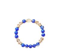 XXCLW 12 costellazione cristallo perline braccialetti per le donne uomini pietra naturale fatto a mano cancro Vergine Leo braccialetto energia amicizia gioielli, Misura unica, Agata