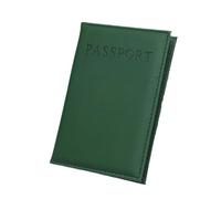 XXCLW 1pc PU Custodia In Pelle Possport Della Copertura per il Mondo di Viaggio Passaporto Protector Organizer Universale Del Supporto Del Sacchetto Del, Verde scuro, Taglia unica