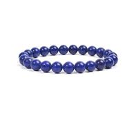 XXCLW 2 pz perline di pietra naturale braccialetto per donne uomini ametista cristallo quarzo acquamarina giada gioielli agata braccialetto elastico braccialetti, Misura unica, Agata