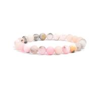 XXCLW 2 pz perline di pietra naturale braccialetto per donne uomini ametista cristallo quarzo acquamarina giada gioielli agata braccialetto elastico braccialetti, Misura unica, Agata