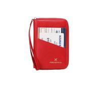 XXCLW Borsa per passaporto retrò per uomini e donne RFID alla moda copertura passaporto multifunzionale in pelle PU clip passaporto accessori da viaggio, Hz726-rosso, Taglia unica