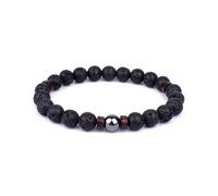 XXCLW Braccialetto da uomo in pietra di luna naturale, tibetano, Buddha, chakra, pietra lavica, diffusore, per uomo, Misura unica, 17 cm, Agata