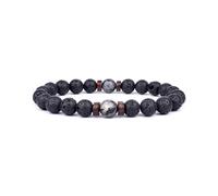 XXCLW Braccialetto da uomo in pietra di luna naturale, tibetano, Buddha, chakra, pietra lavica, diffusore, per uomo, Misura unica, 23 cm_1, Agata