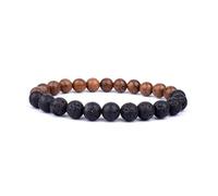 XXCLW Braccialetto da uomo in pietra di luna naturale, tibetano, Buddha, chakra, pietra lavica, diffusore, per uomo, Misura unica, 17 cm, Agata