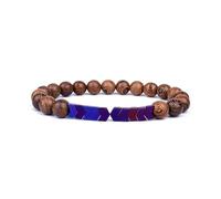 XXCLW Braccialetto da uomo in pietra di luna naturale, tibetano, Buddha, chakra, pietra lavica, diffusore, per uomo, Misura unica, 21 cm_27, Agata