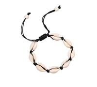 XXCLW Braccialetto fatto a mano con conchiglie naturali a maglia a mano braccialetti accessori da donna braccialetto con filo di perline, Misura unica, Agata