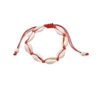 XXCLW Braccialetto fatto a mano con conchiglie naturali a maglia a mano braccialetti accessori da donna braccialetto con filo di perline, Misura unica, Agata
