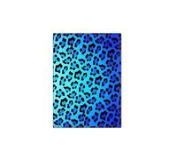 XXCLW Custodia per passaporto con stampa leopardata, da viaggio, con fiore, da donna, in pelle PU, portafoglio per carte di credito, biglietti neri, custodia per passaporti, F, Taglia unica