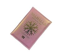 XXCLW Custodia per passaporto da viaggio per passaporti in pelle PU custodia per passaporto da viaggio, rosa, Taglia unica