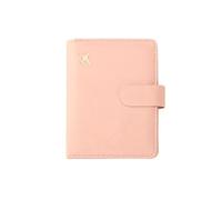 XXCLW Custodia per passaporto RFID in pelle PU da uomo donna porta passaporto da viaggio con porta carte di credito custodia protettiva a portafoglio, rosa, Taglia unica