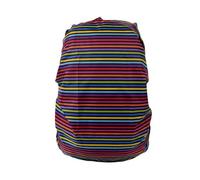 XXCLW Parapioggia impermeabile per zaino da 18 - 25 l, per escursionismo, borsa da viaggio (strisce colorate)