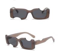 XXGJOALD New 2025 Occhiali da sole Classic rettangle Sunglasses for Men Trendy Vintage Small Square Sunglasses Fashion Shades, Grigio, taglia unica
