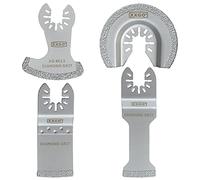 XXGO 4 lame diamantate oscillanti multi utensile per rimozione della malta della grana XG4004D