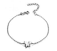 XXHNBF Bracciale da Donna, Bracciale da Donna in Argento 925, Bracciale alla Moda con Farfalla, Squisito Bracciale da Donna in Argento, Regalo di Gioielli