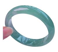 XXHNBF Bracciale da Donna, Ladies Jade Bangle, Natural Jade Color Floating Flower Jade Bangle, Ladies Round Bar Bangle, with Jewelry Box, 56-64mm,58mm,(56mm)