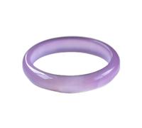 XXHNBF Bracciale da Donna, Women's Jade Bangle, Natural Classcial Hand Light Purple Jade Chain Bracelets, Jadeite Gemstone Jade Bracelet Jewelry, 54-62mm,60mm,(54mm)