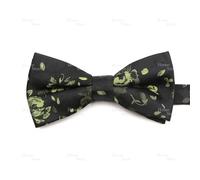 XXHNBF Cravatta da Uomo, Papillon da Uomo Pre Annodato con Motivo Floreale a Forma di Onde, Moda, Papillon, Festa, Lavoro, Matrimonio, Sposo, Farfalla, Vintage, Rosso, Blu, Cravatta(Color14)