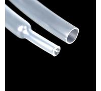 XXHNBF Guaina termoretraibile Guaina termorestringente Tubo termorestringente Trasparente 3:1 da 1 Metro, Diametro del Tubo 2/3/4/5/7/8/10/13/16/20/25/30mm Impermeabile con Colla a Doppia Parete(2mm)