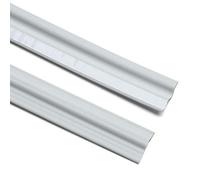 XXHNBF Guarnizione autoadesiva anticollisione for finestre, Striscia in Gomma insonorizzante e Antivento in Schiuma PU for Porte e finestre scorrevoli ER (White,6m (19.7ft))