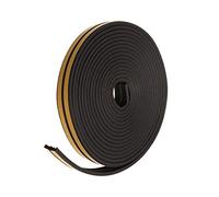 XXHNBF Strisce di Tenuta autoadesive in Schiuma da 5/10 m, sigillanti for Porte e finestre, insonorizzate, anticollisione, Antipolvere, ER(Black,5M)