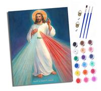 XXHXIE Dipingere con i numeri, fai da te, dipinto a mano, set di pittura a olio per principianti e giovani, pennello luminoso e vernice acrilica, 40 x 50 cm, ideale come regalo o come decorazione per