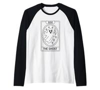 XXI I Tarocchi Fantasma Halloween Maglia con Maniche Raglan