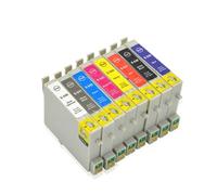 XXINGYULI 8 pz Cartucce di Inchiostro Compatibili Per T0540 T0541 T0542 T0543 T0544 T0547 T0548 T0549 Per Inkjet Stylus Photo R800