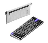 XXINGYULI Air60 He Tastiera da gioco con interruttore magnetico Wired Basso ritardo Hot Swap 8k Trigger ultra rapido Mezza alluminio compatibile con i giocatori di PC(Suit 2-White Bag)