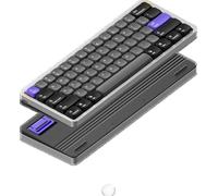 XXINGYULI Air60 He Tastiera da gioco con interruttore magnetico Wired Basso ritardo Hot Swap 8k Trigger ultra rapido Mezza alluminio compatibile con i giocatori di PC(Air60 HE)