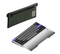 XXINGYULI Air60 He Tastiera da gioco con interruttore magnetico Wired Basso ritardo Hot Swap 8k Trigger ultra rapido Mezza alluminio compatibile con i giocatori di PC(Suit 3-Black Bag)