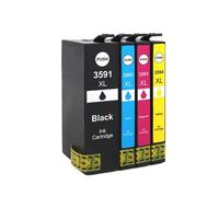 XXINGYULI Cartucce d'inchiostro compatibili 10 set 4 colori 35XL T3591 per stampanti Workforce Pro WF-4720DWF WF-4725DWF WF-4730DTW