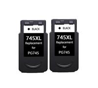 XXINGYULI Cartucce d'inchiostro compatibili PG745 XL CL746 XL per stampanti MG2470 MG2570 MG2970 IP2870 IP2872(2BK)