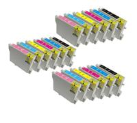 XXINGYULI Cartucce d'inchiostro compatibili T0481 T0482 T0483 T0484 T0485 T0486 Per Stylus Photo R200 R220 R300 R300M R320 R340 RX500 RX600 RX620 RX640(3 SETS)