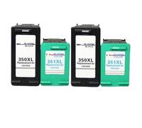 XXINGYULI Cartucce d'inchiostro di ricambio per 350XL 351XL compatibili con stampanti 350 351 D4200 C4480 C4580 C4380 C4400 C5280 C5200 C5240(2Black 2Color)