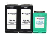 XXINGYULI Cartucce d'inchiostro di ricambio per 350XL 351XL compatibili con stampanti 350 351 D4200 C4480 C4580 C4380 C4400 C5280 C5200 C5240(2Black 1Color)