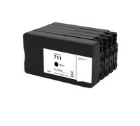 XXINGYULI Cartuccia d'inchiostro 711XL 711 Inchiostro pieno compatibile per stampanti DesignJet T120 T520 T530 Inchiostro pigmentato(H711XL-1 SET)