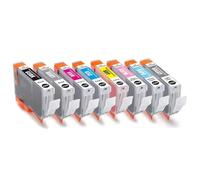XXINGYULI Cartuccia d'inchiostro a colori compatibile per inchiostro a getto d'inchiostro Pro 200 CLI65 CLI 65 CLI-65(1 SET 8 PCS)