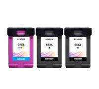 XXINGYULI Cartuccia d'inchiostro compatibile 65XL Per 65 XL HP65 Per 5010 5020 5030 5032 5034 5052 5055(2Black and 1Color)