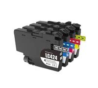 XXINGYULI Cartuccia d'inchiostro compatibile LC424 per capacità standard DCP-J1200W DCP-J1200WE(1 SET (4PCS))
