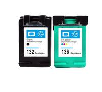 XXINGYULI Cartuccia d'inchiostro compatibile per 132 136 adatto per stampante Photosmart 2573 C3183 1513 Officejet 6213 5443 D4163 PCS1513