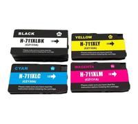 XXINGYULI Cartuccia d'inchiostro compatibile per 711 HP711 per modelli di stampante DesignJet T120 T520 CZ130A CZ131A CZ132A CZ133A(1set)