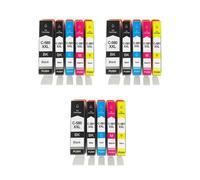 XXINGYULI Cartuccia d'inchiostro compatibile PGI-580 CLI-581 per stampanti TR8550 TS6150 6151 8150 8151 8152 9150 9155 6250 8250 8251(5Color 3set)