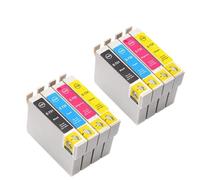 XXINGYULI Cartuccia d'inchiostro compatibile T0731 73N per stampanti TX210 TX209 TX213 TX220 CX3900 CX4900 CX5500 CX5600 CX5900 CX8300 CX7300(2SETS(8PCS))