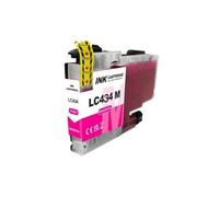 XXINGYULI Cartuccia d'inchiostro LC434 compatibile per stampante a getto d'inchiostro a colori a capacità standard DCP-J1200W(1PCS MAGENTA)